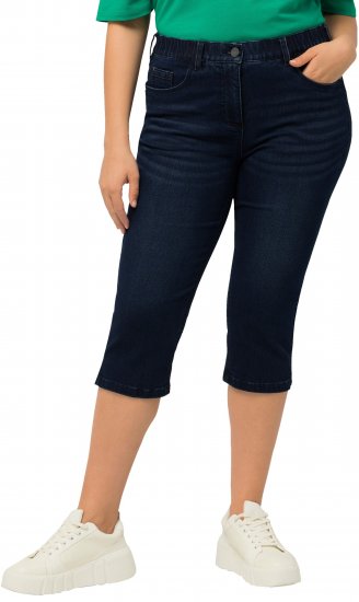 Ulla Popken Basic Capri Sarah Fit Jeans Denim Blue - Džíny & Nohavice vo Veľkých Veľkostiach – Plus Size - 