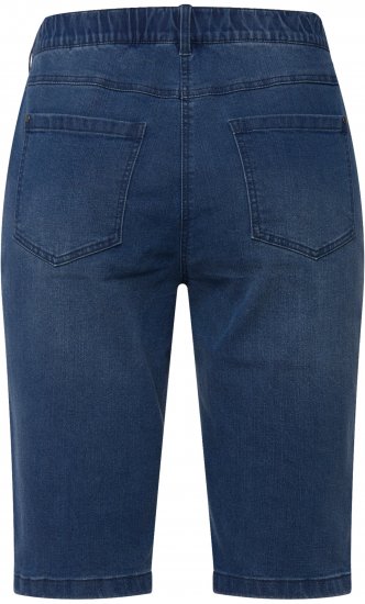 Ulla Popken Basic Denim Mandy Bermuda Shorts Light Blue Denim - Džíny & Nohavice vo Veľkých Veľkostiach – Plus Size - 