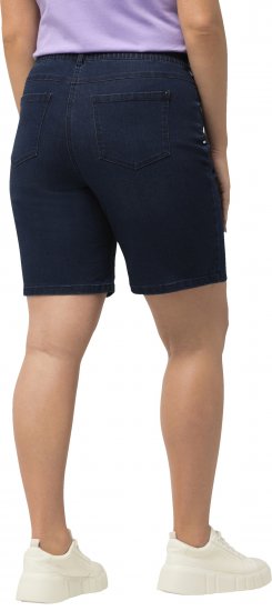 Ulla Popken Basic Denim Mandy Bermuda Shorts Blue Denim - Džíny & Nohavice vo Veľkých Veľkostiach – Plus Size - 