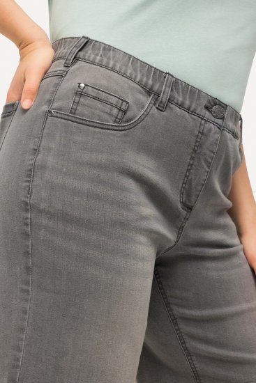 Ulla Popken Basic Denim Mandy Bermuda Shorts Denim Blue - Šortky - Dámske šortky veľkých veľkostí