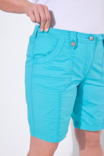 Ulla Popken Cargo Bermuda Shorts Blue - Šortky - Dámske šortky veľkých veľkostí
