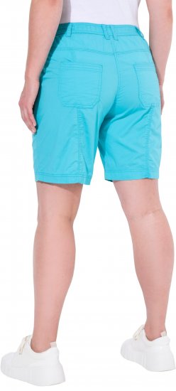 Ulla Popken Cargo Bermuda Shorts Blue - Džíny & Nohavice vo Veľkých Veľkostiach – Plus Size - 
