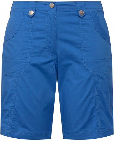 Ulla Popken Cargo Bermuda Shorts Royal Blue - Džíny & Nohavice vo Veľkých Veľkostiach – Plus Size - 
