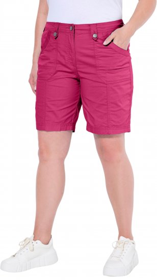 Ulla Popken Cargo Bermuda Shorts Pale Lilac - Džíny & Nohavice vo Veľkých Veľkostiach – Plus Size - 