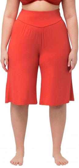 Ulla Popken Wide Leg Flared Bermuda Shorts - Džíny & Nohavice vo Veľkých Veľkostiach – Plus Size - 