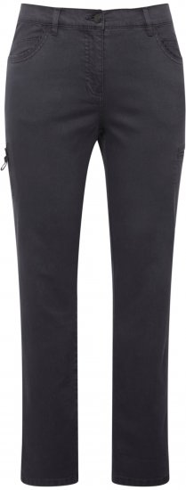 Ulla Popken Stretch Fit 6 Pocket Cargo Pants Black - Džíny & Nohavice vo Veľkých Veľkostiach – Plus Size - 