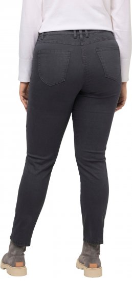 Ulla Popken Stretch Fit 6 Pocket Cargo Pants Black - Džíny & Nohavice vo Veľkých Veľkostiach – Plus Size - 