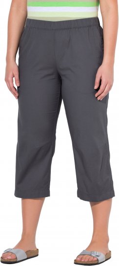 Ulla Popken Cropped Ruby Fit Pants Graphite Grey - Džíny & Nohavice vo Veľkých Veľkostiach – Plus Size - 