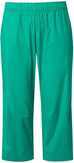 Ulla Popken Cropped Ruby Fit Pants Emerald Green - Džíny & Nohavice vo Veľkých Veľkostiach – Plus Size - 