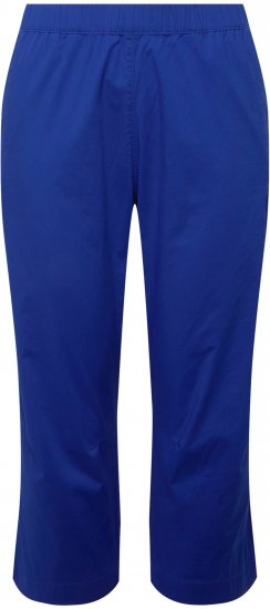 Ulla Popken Cropped Ruby Fit Pants Blue - Džíny & Nohavice vo Veľkých Veľkostiach – Plus Size - 