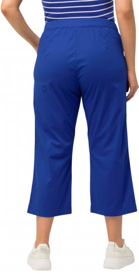 Ulla Popken Cropped Ruby Fit Pants Blue - Džíny & Nohavice vo Veľkých Veľkostiach – Plus Size - 