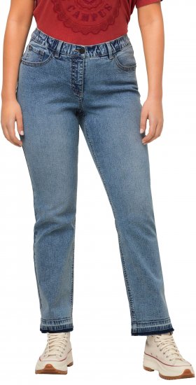 Ulla Popken Wide Leg Stretch Fit Mandy Jeans Light Blue Denim - Džíny & Nohavice vo Veľkých Veľkostiach – Plus Size - 