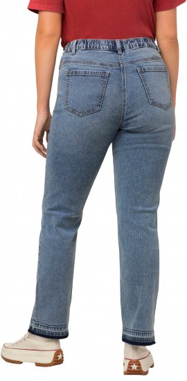Ulla Popken Wide Leg Stretch Fit Mandy Jeans Light Blue Denim - Džíny & Nohavice vo Veľkých Veľkostiach – Plus Size - 