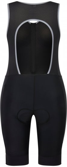 Ulla Popken Padded Cycling Zip Front Bodysuit Black - Džíny & Nohavice vo Veľkých Veľkostiach – Plus Size - 