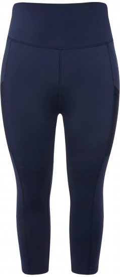 Ulla Popken Cropped High Waisted Leggings Navy - Džíny & Nohavice vo Veľkých Veľkostiach – Plus Size - 
