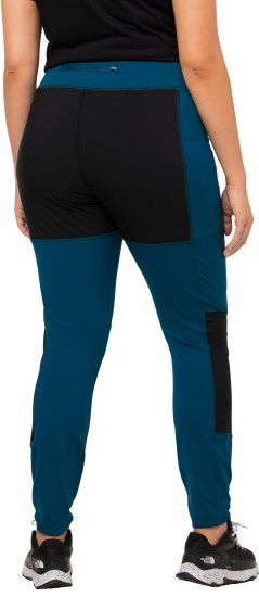 Ulla Popken High Waisted Hiking Leggings Blue - Džíny & Nohavice vo Veľkých Veľkostiach – Plus Size - 