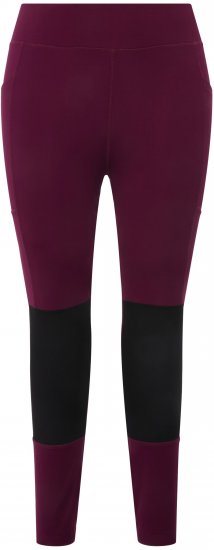 Ulla Popken High Waisted Hiking Leggings Purple - Džíny & Nohavice vo Veľkých Veľkostiach – Plus Size - 