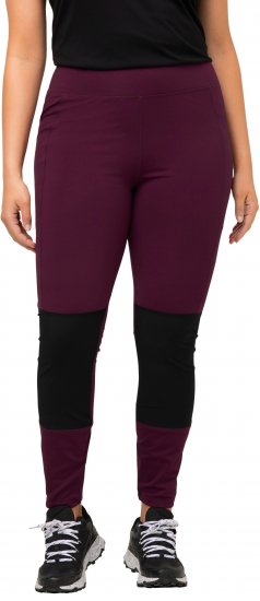 Ulla Popken High Waisted Hiking Leggings Purple - Džíny & Nohavice vo Veľkých Veľkostiach – Plus Size - 