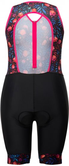 Ulla Popken Functional Padded Zip Front Cycling Leotard Black - Džíny & Nohavice vo Veľkých Veľkostiach – Plus Size - 
