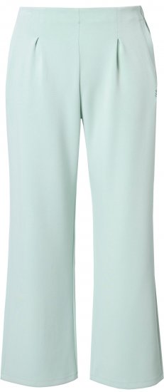 Ulla Popken Box Pleat Stretch Fit Yoga Pants Light Blue - Džíny & Nohavice vo Veľkých Veľkostiach – Plus Size - 