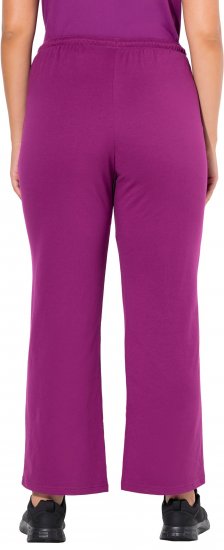 Ulla Popken Straight Leg Joggers Purple - Džíny & Nohavice vo Veľkých Veľkostiach – Plus Size - 