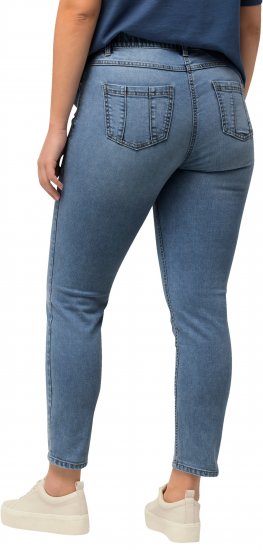 Ulla Popken Rhinestone Detail Stretch Fit Skinny Jeans Blue - Džíny & Nohavice vo Veľkých Veľkostiach – Plus Size - 