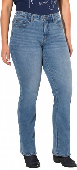 Ulla Popken Bootcut Marie Jeans Light Blue Denim - Džíny & Nohavice vo Veľkých Veľkostiach – Plus Size - 