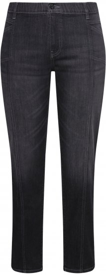 Ulla Popken Decorative Seam Boyfriend Jeans Dark Teal - Džíny & Nohavice vo Veľkých Veľkostiach – Plus Size - 