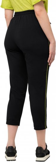 Ulla Popken Decorative Seam Sweatpants Black - Džíny & Nohavice vo Veľkých Veľkostiach – Plus Size - 