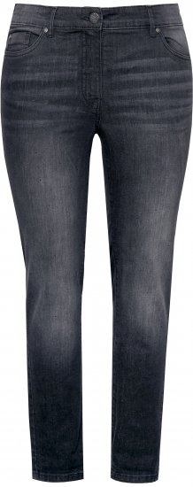 Ulla Popken Rhinestone Detail Stretch Fit Jeans Black - Džíny & Nohavice vo Veľkých Veľkostiach – Plus Size - 