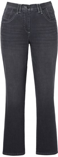 Ulla Popken Wide Leg Mandy Jeans Black - Džíny & Nohavice vo Veľkých Veľkostiach – Plus Size - 