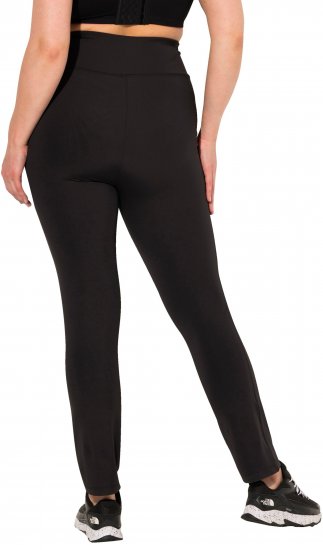 Ulla Popken Straight Leg Quick Drying Leggings Black - Džíny & Nohavice vo Veľkých Veľkostiach – Plus Size - 