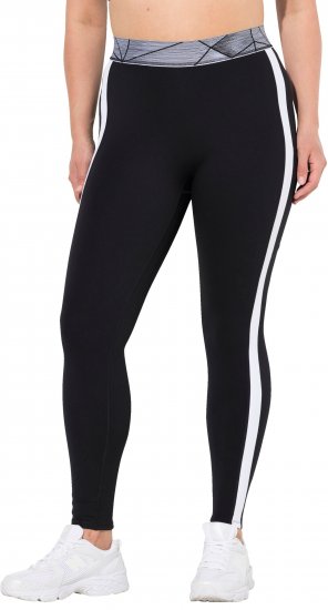 Ulla Popken High Waisted Leggings Black - Džíny & Nohavice vo Veľkých Veľkostiach – Plus Size - 
