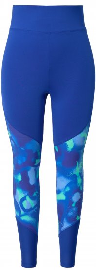 Ulla Popken Quick Dry Abstract Print Leggings Blue - Džíny & Nohavice vo Veľkých Veľkostiach – Plus Size - 