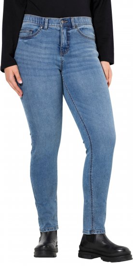 Ulla Popken Stretch Fit Slim Leg Jeans Blue - Džíny & Nohavice vo Veľkých Veľkostiach – Plus Size - 