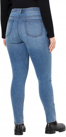 Ulla Popken Stretch Fit Slim Leg Jeans Blue - Džíny & Nohavice vo Veľkých Veľkostiach – Plus Size - 