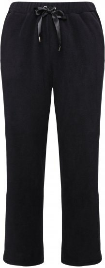Ulla Popken Fleece Loungewear Pants Black - Džíny & Nohavice vo Veľkých Veľkostiach – Plus Size - 