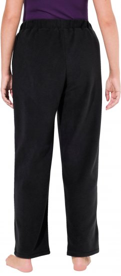 Ulla Popken Fleece Loungewear Pants Black - Džíny & Nohavice vo Veľkých Veľkostiach – Plus Size - 