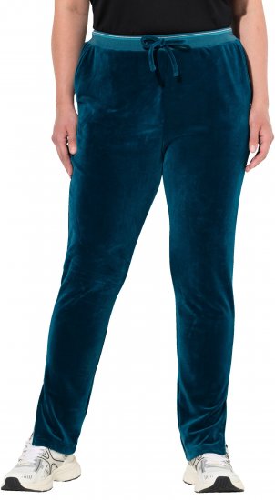 Ulla Popken Velvet Leggings Blue - Džíny & Nohavice vo Veľkých Veľkostiach – Plus Size - 
