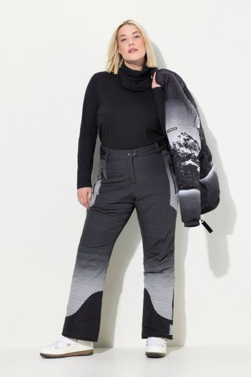 Ulla Popken Performance Ski Pants Black - Lyžiarske oblečenie - 