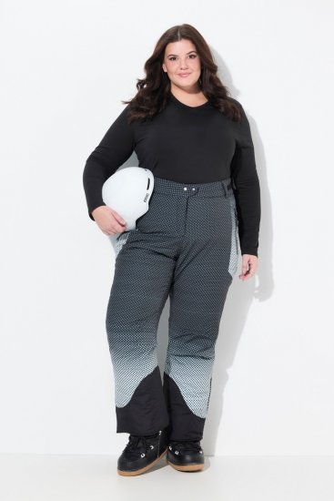 Ulla Popken Performance Ski Pants Black - Lyžiarske oblečenie - 