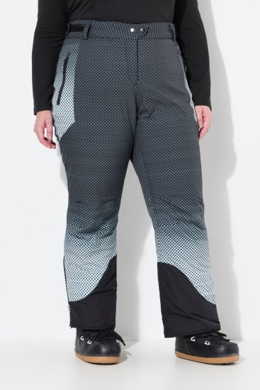 Ulla Popken Performance Ski Pants Black - Lyžiarske oblečenie - 