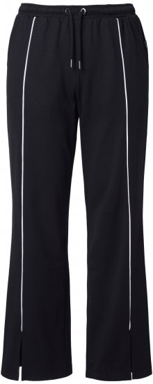 Ulla Popken Tracksuit Pants Black - Džíny & Nohavice vo Veľkých Veľkostiach – Plus Size - 