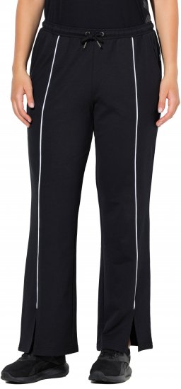 Ulla Popken Tracksuit Pants Black - Džíny & Nohavice vo Veľkých Veľkostiach – Plus Size - 