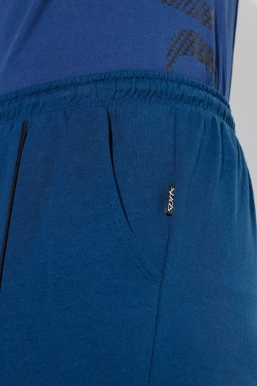 Ulla Popken Tracksuit Pants Blue - Tepláky - Dámske teplákové nohavice veľkých veľkostí