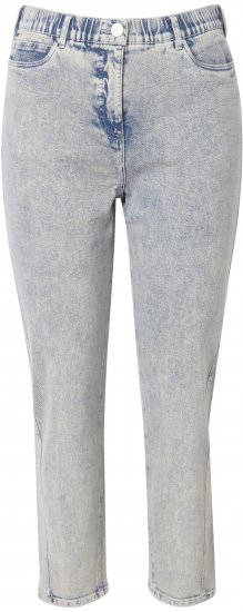 Ulla Popken Tapered Leg Mom Jeans Blue Denim - Džíny & Nohavice vo Veľkých Veľkostiach – Plus Size - 