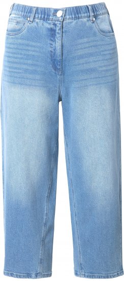 Ulla Popken Tapered Leg Mom Jeans Blue - Džíny & Nohavice vo Veľkých Veľkostiach – Plus Size - 