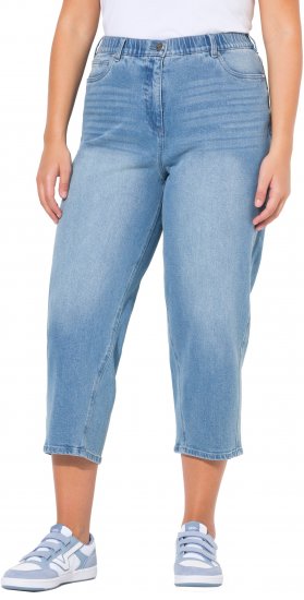 Ulla Popken Tapered Leg Mom Jeans Blue - Džíny & Nohavice vo Veľkých Veľkostiach – Plus Size - 