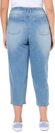 Ulla Popken Tapered Leg Mom Jeans Blue - Džíny & Nohavice vo Veľkých Veľkostiach – Plus Size - 