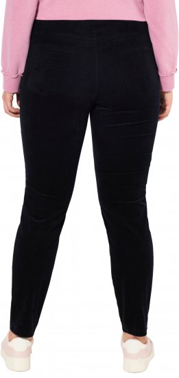 Ulla Popken Corduroy Leggings Navy - Džíny & Nohavice vo Veľkých Veľkostiach – Plus Size - 